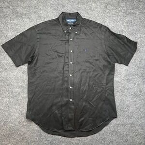 Ralph Lauren Black Casual Button Down Shirt